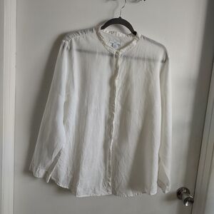 GAP Crisp White Linen Shirt